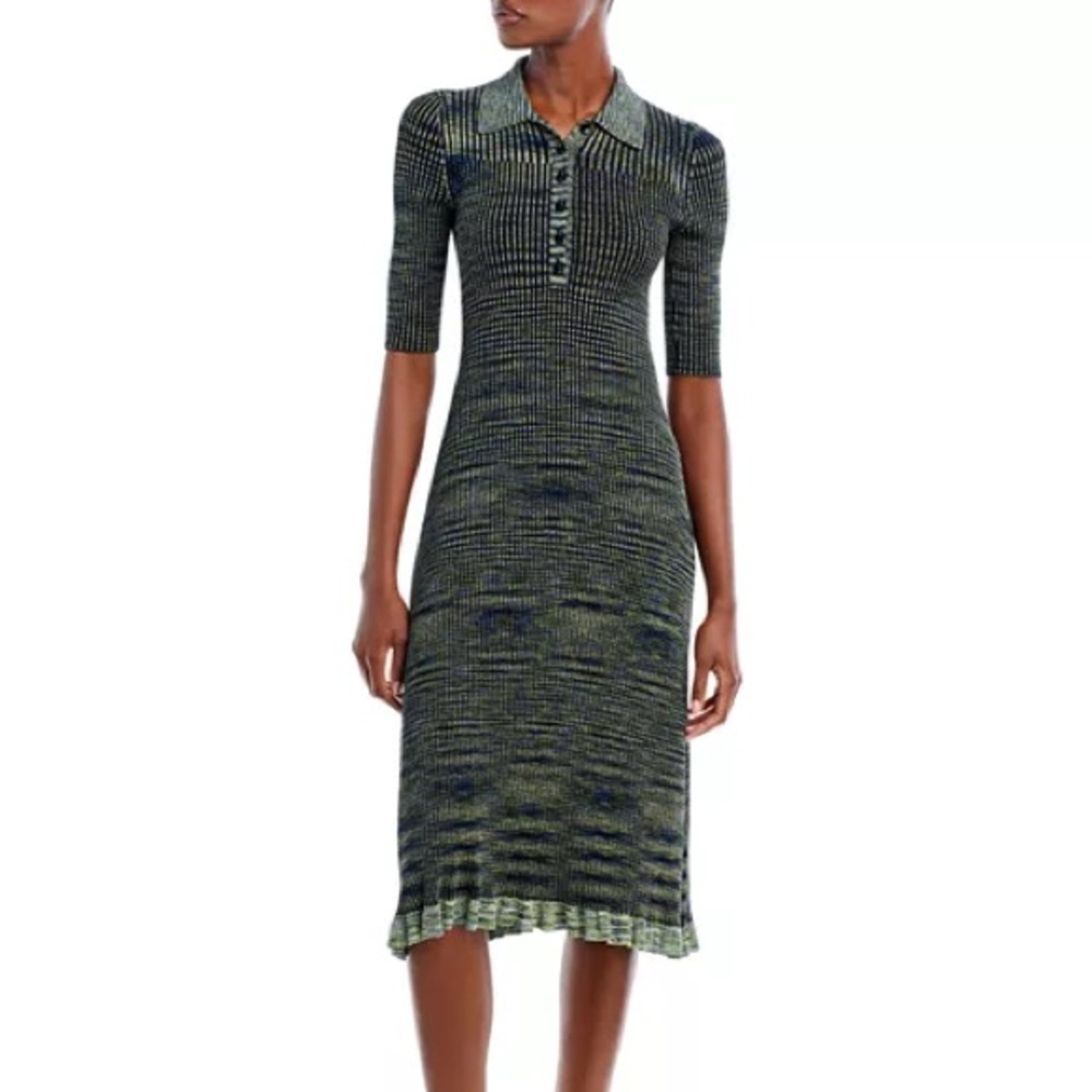 Proenza Schouler White Label Space Dyed Polo Dress